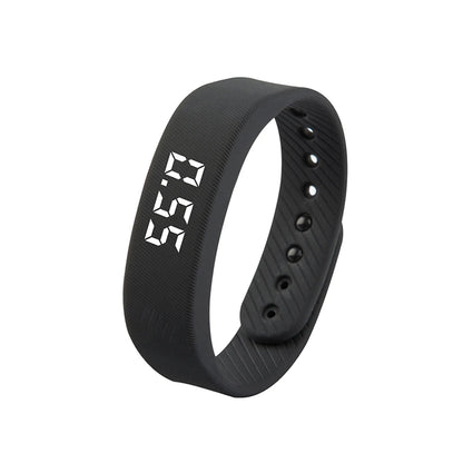 LED Digital Smart Wristbands Waterproof Smart Clock Smartband with Running Pedometer Monitor Smart Band Vibration Alarm Reminder